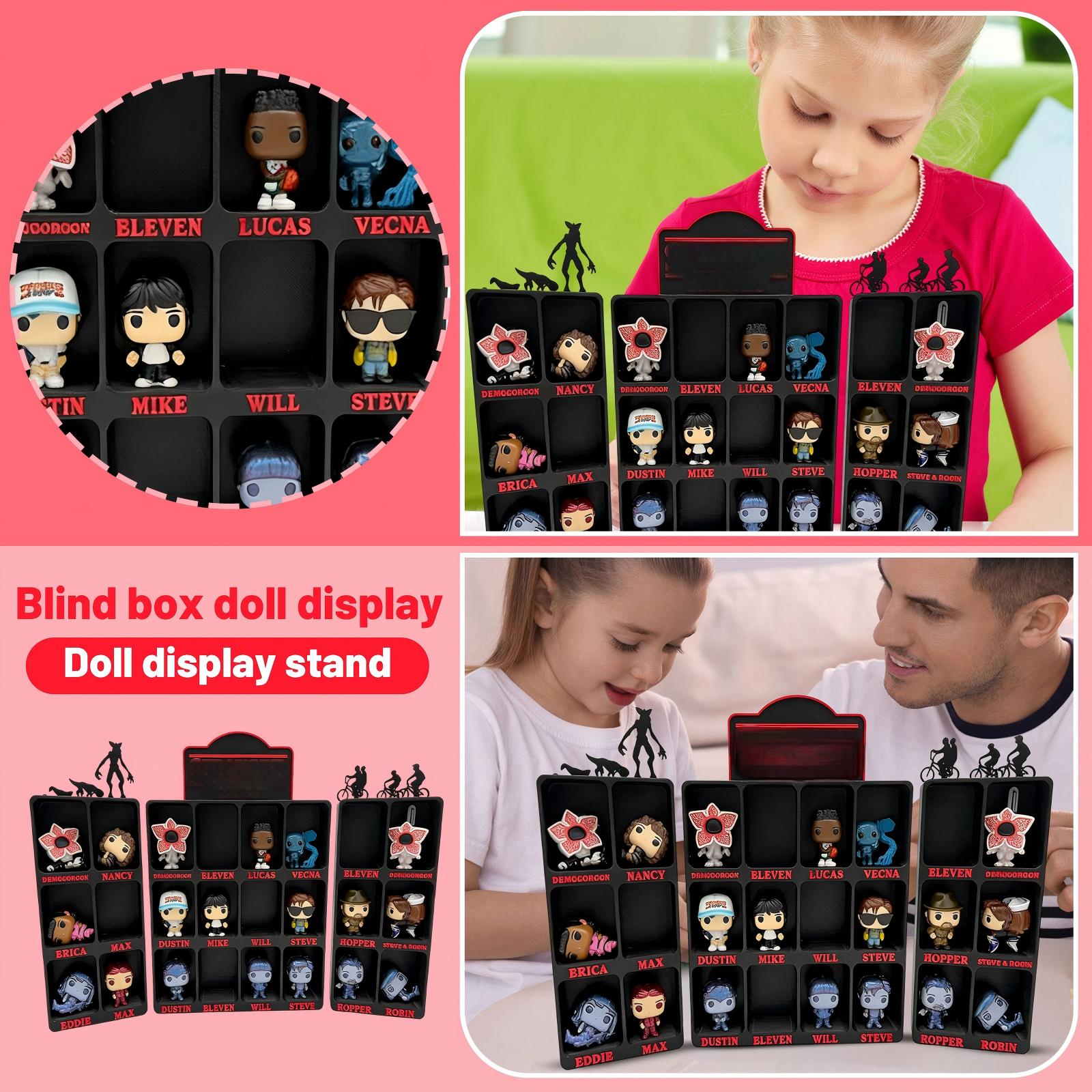 Doll Display Stand  Figurine Showcase One Size