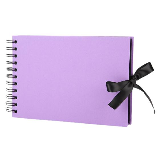 Album s mašličkou Stuha DIY Pevná vazba Volné Listy Šněrování Svatba Cestování Miminko Rodina Děti