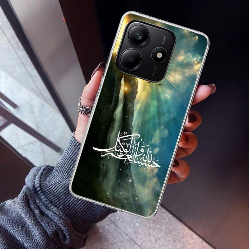 Arabic Quran Islamic muslim Quotes Allah Phone Case For Xiaomi Redmi Note 15 14 14S 13 12S 12 Pro Plus 11S 11 10S 10 4G Cover 11