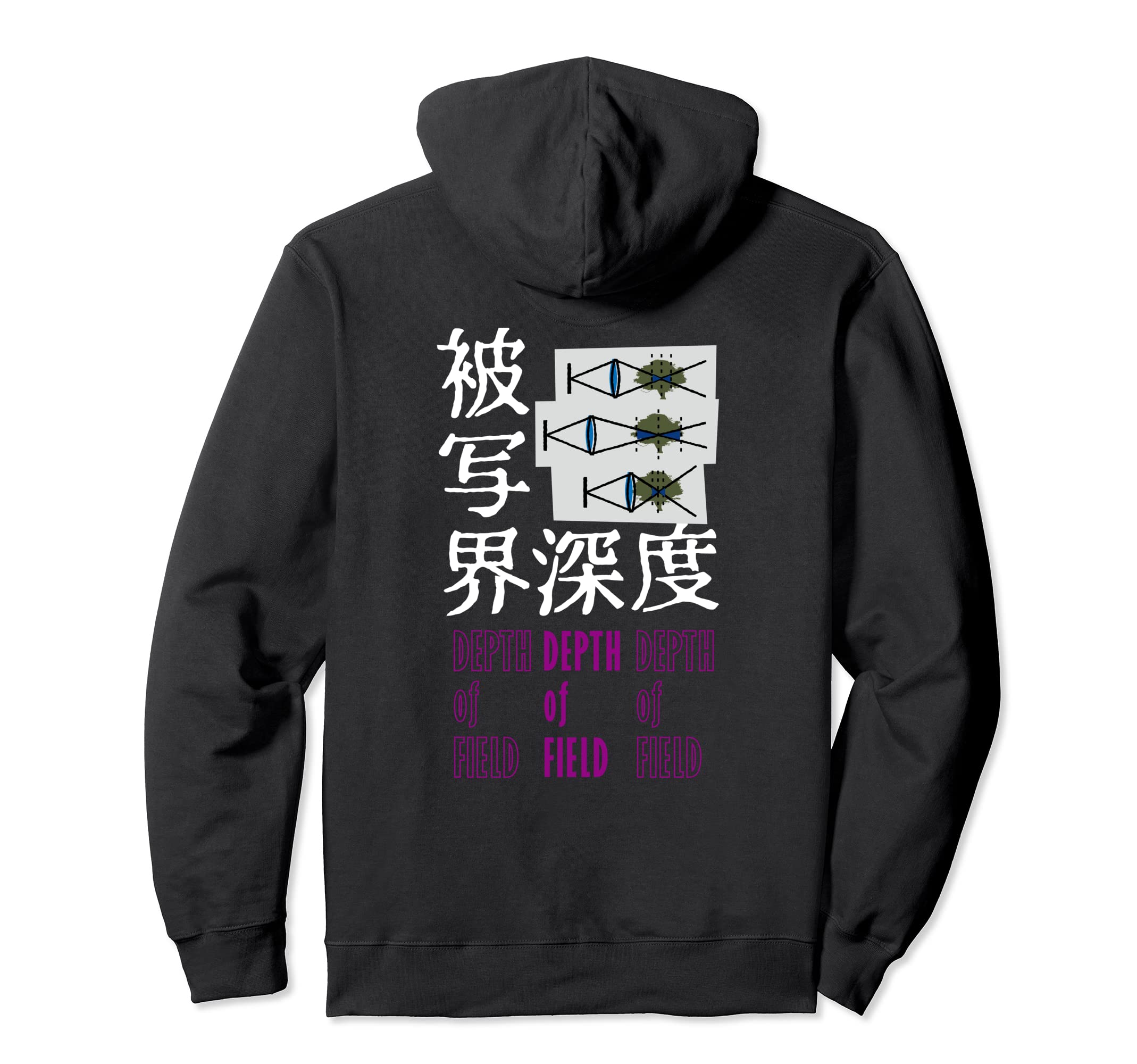 

Kenko Photo Kanji Collection Depth of Field [Back Design] Hoodie
