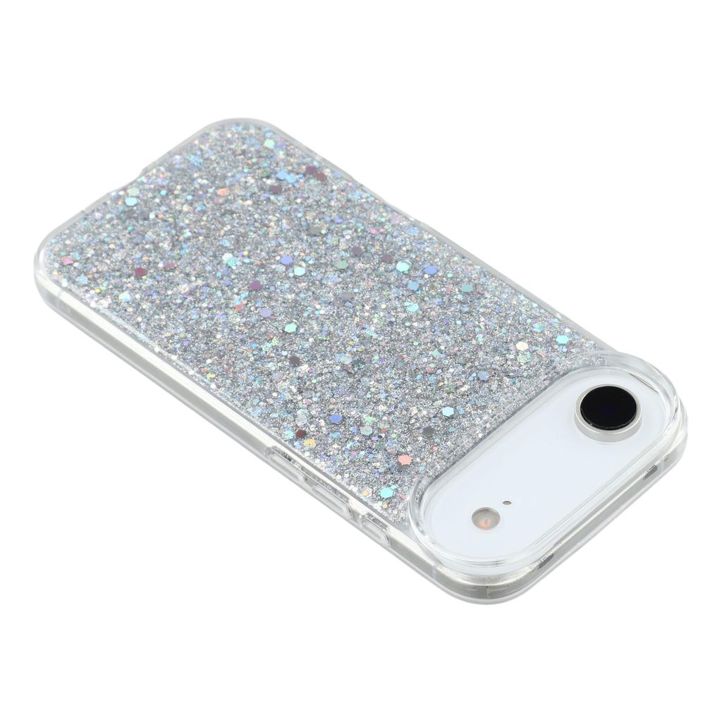 For iPhone 17 Air Case Shockproof Soft TPU Phone Cover Glittery Design