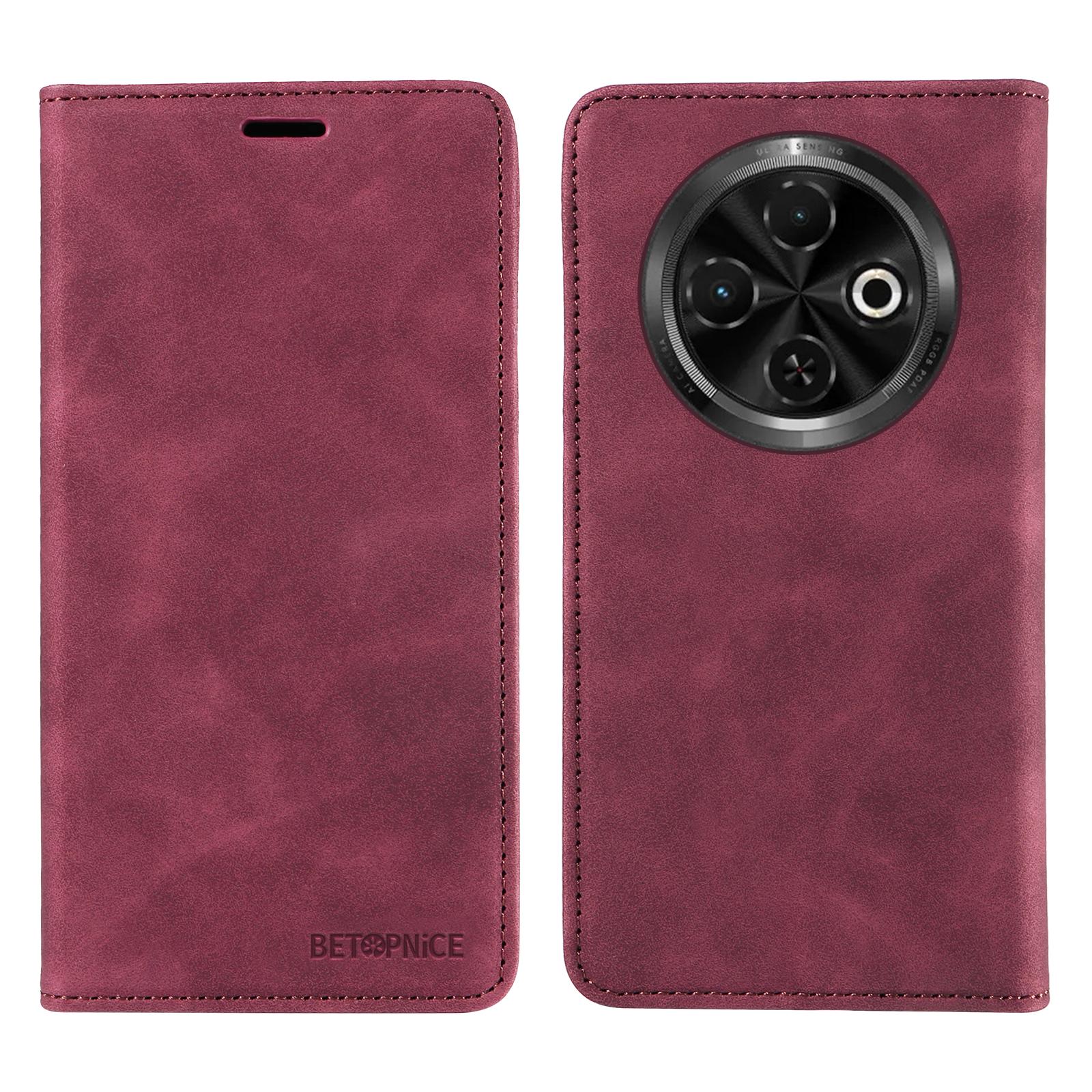 BETOPNICE 003 для TECNO Spark 30C 4G кожаный чехол-кошелек для телефона с подставкой B