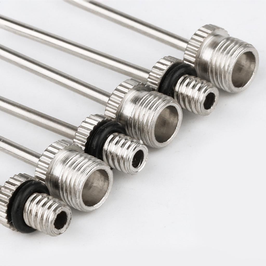 20Pcs Replacement Stainless Inflation Needles Inflatable Needles Universal Balls Air Pump Needles for Basketball Soccer