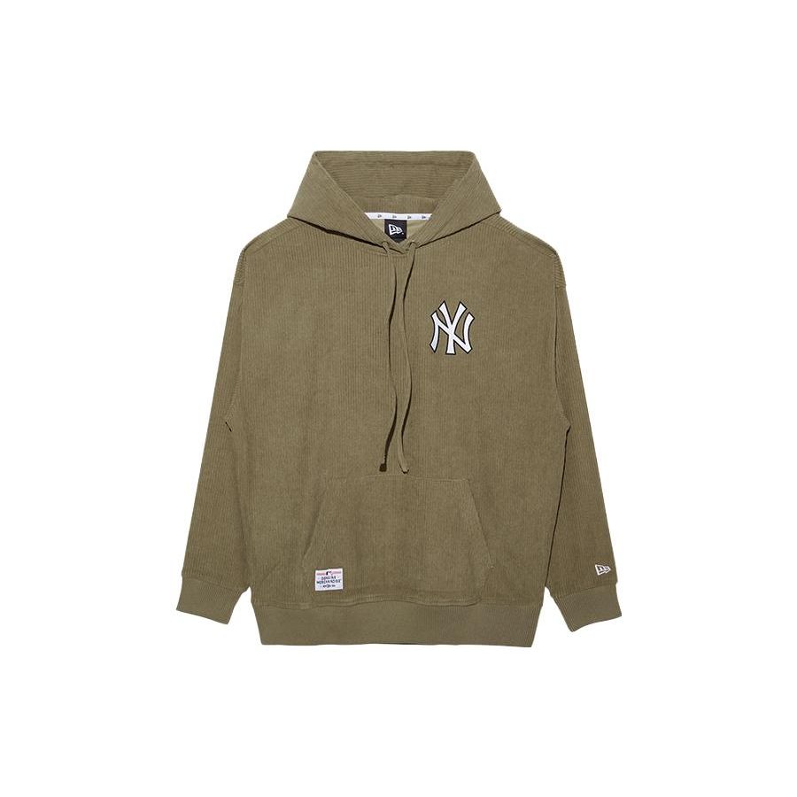 New Era Solid Color Pullover American Sweatshirt Men sweatshirts Olive 13488923