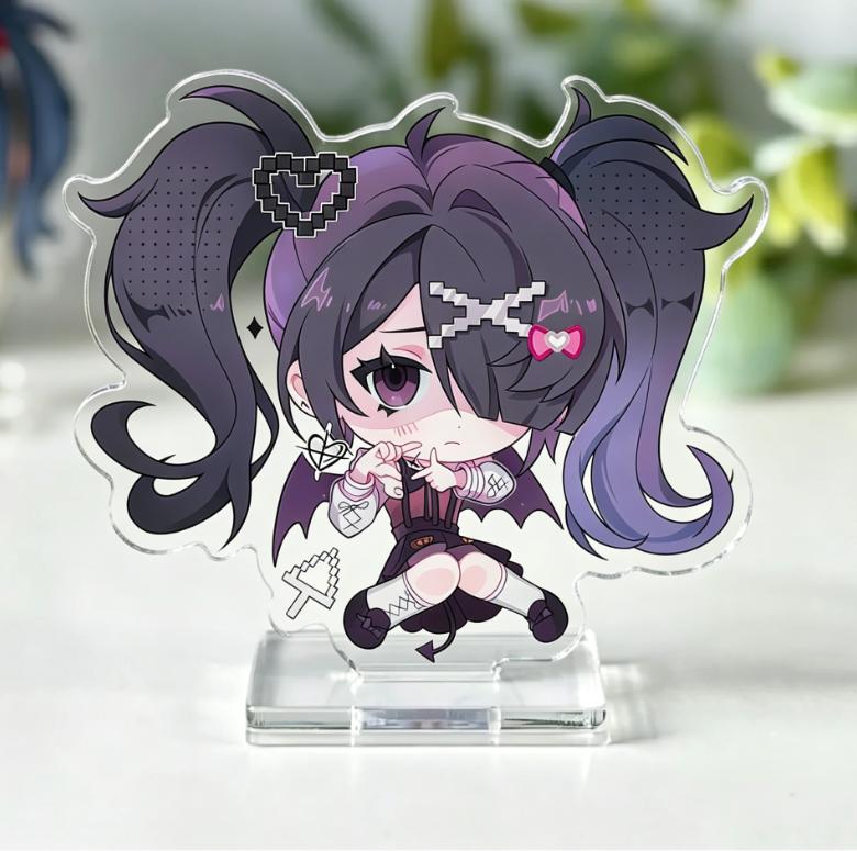 

8Cm Acrylic Standee for NEEDY GIRL OVERDOSE Ame-Chan Ongaku Tenshi Anime cute Desktop Peripherals Ornament Exquisite Gifts Toys 8cm
