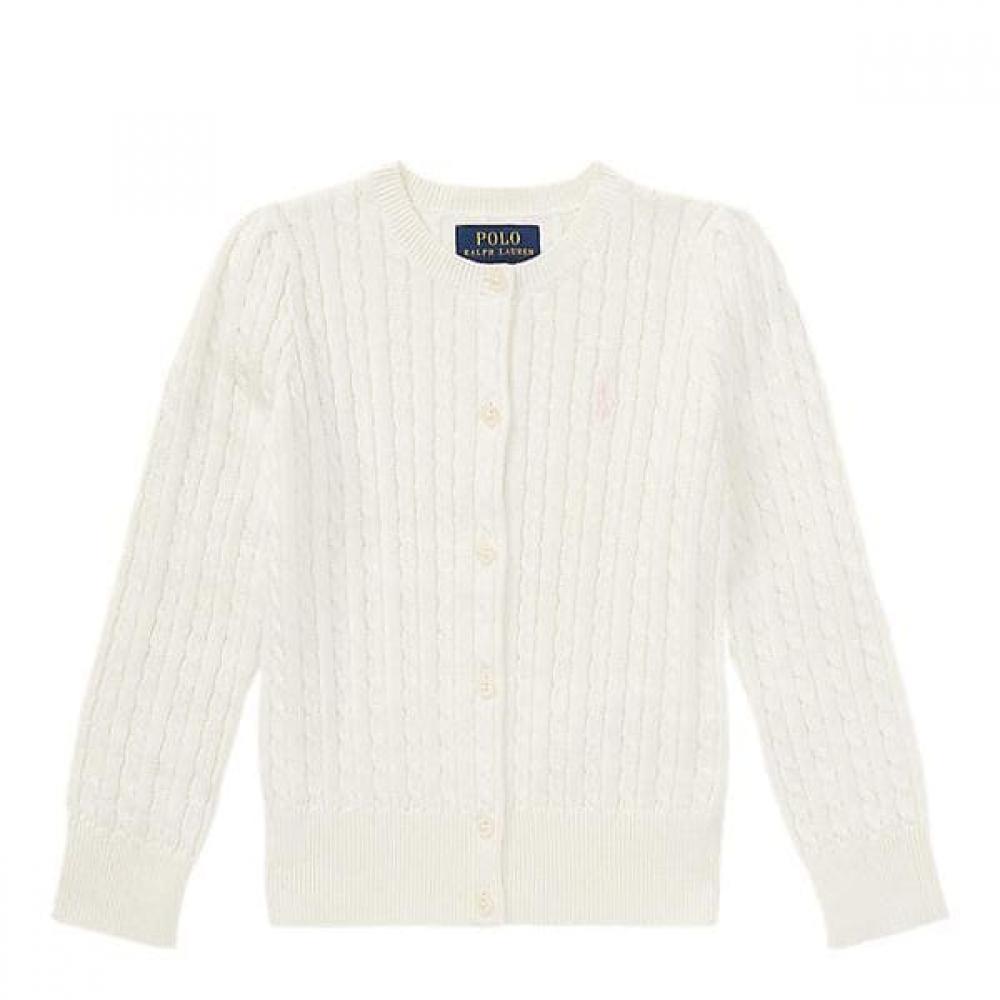Polo Kids Girl 2 6 Mini Cable Cotton Cardigan Cwposwer6820040101 5