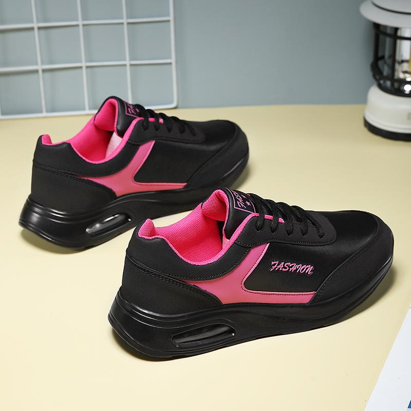 Ανοιξιάτικα και Φθινοπωρινά Γυναικεία Παπούτσια PU Air Cushion Κάτω Μεγάλο Μέγεθος Air Cushion Γυναικεία αθλητικά παπούτσια