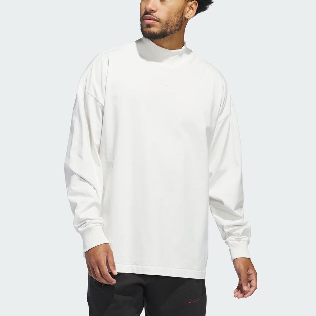 Adidas Long Sleeve Long-Sleeve Top Cloud White/Black/Red Unisex Streetwear JE3766