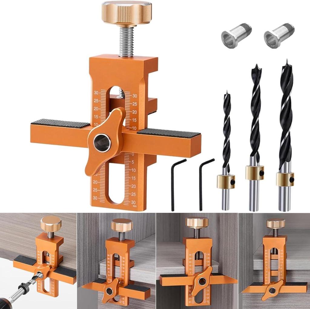 Aluminum Alloy Linear Rail Adapter with Limiters and Auxiliary Support for Large Positioners