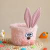 Easters Bunnies Basket Easters Buckets with Long Plush Ear Easters Eggs Hunting Baskets for Easters Party Decorations