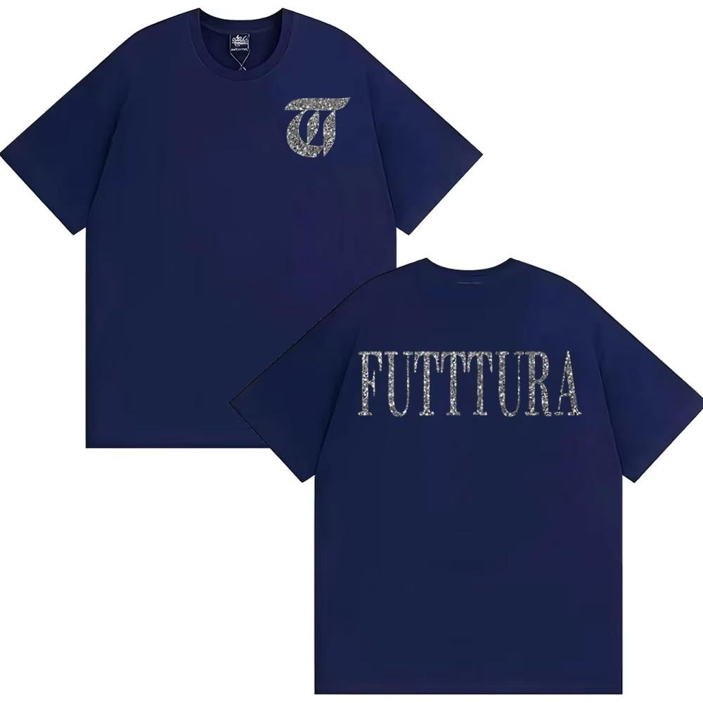 

Співачка Тіні Стоессель Майбутній Альбом Лого Футболка Чоловічий Жіночий Одяг Хараджуку Естетичні Футболки Повсякденна Високоякісна Затишна Футболка L