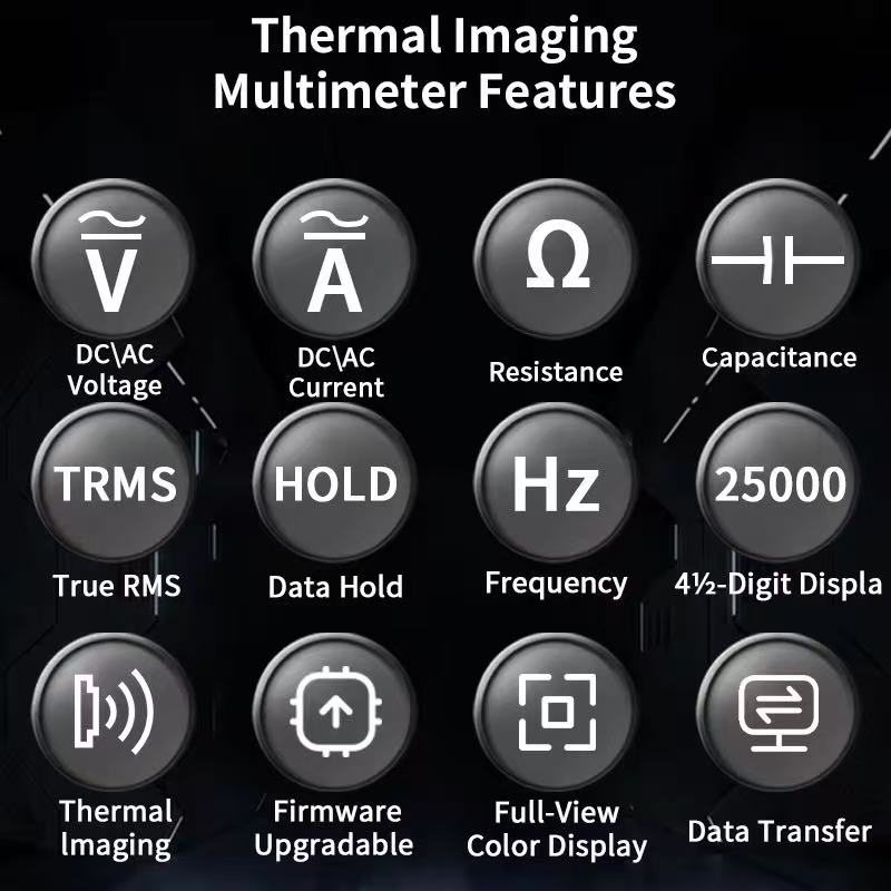 ZOYI S R01 Thermal Imager and Multimeter 2 in 1 Infrared Thermometer and Electrical Tester