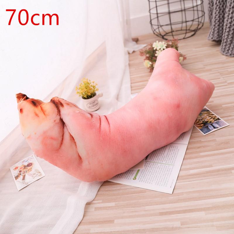 Funny Simulation Barbecue Plush Pillow Soft Cartoon Animal Trotter&Carrot&Chicken Leg&Tofu&Abalone&Steak Stuffed Doll Sofa Toys