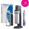 BRITA Soda Maker - SodaTRIO Black - 1 1L Bottle and 1 CO2 Cylinder Included
