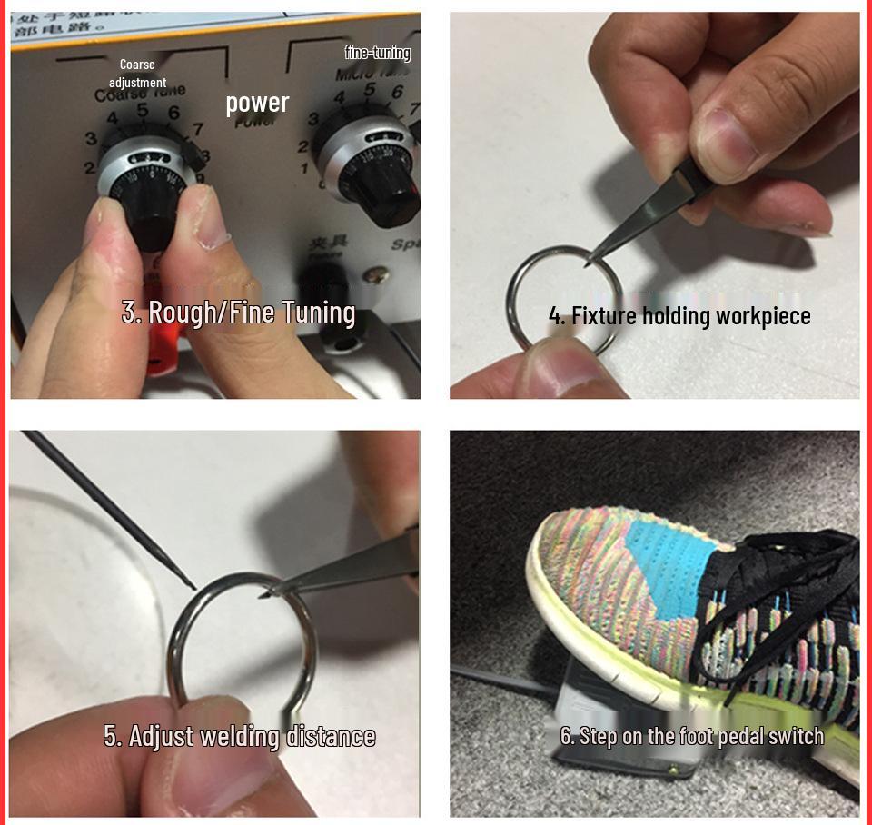Handgehaltener Laser-Schweißpunktgerät E18 für Schmuck