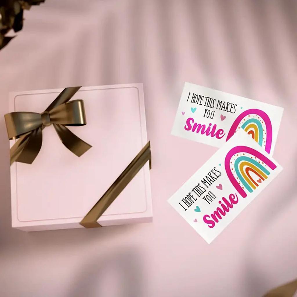 50 Sheets/pack I Hope This Makes You Smile, Thank You Cards, Shopping Greeting Cards, Buy Thank You Cards For Customers