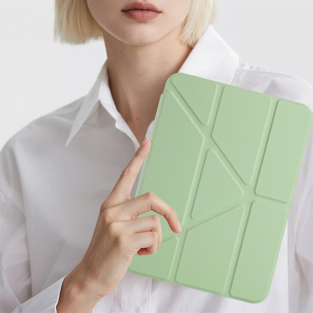 Applicable to iPad Pro11 tablet leather case, Samsung Tab A9plus three-fold magnetic bracket card bag anti-drop case