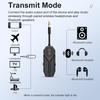 2 In 1 Bluetooth 5.4 Audio Receiver Transmitter Hifi Stereo Wireless Adapter 3.5MM AUX With Mic For Airplane TV PC Car Speaker