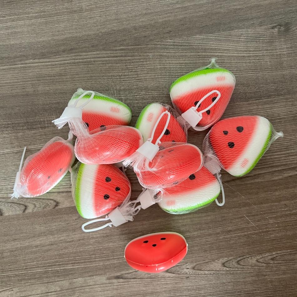 Squishy Watermelon Fidget Toy Anti-Stress Slow Rising Fruit Pinch Squeeze Stress Reliever Funny Pressure Reducer Prop