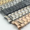 Stainless Steel Steel Arc Mouth Solid Stainless Single-Side Folding Buckle Watch Accessories