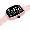 Yousheng Electronic Watch Waterproof Power-saving LED Display Multifunctional Low Consumption Precise Time Lightweight Square Dial Sports Watch for
