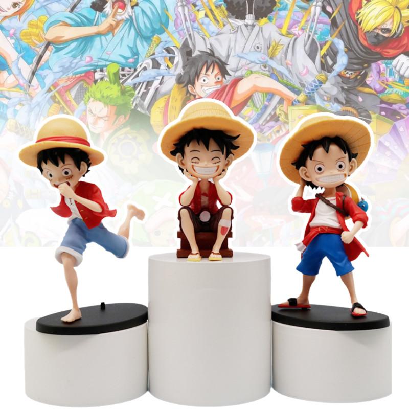 Delightful Childlike Luffy Statue From One Piece Collection For Anime Enthusiasts
