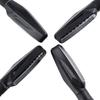 4x Motorcycle   9 LED Turn Signal Indicator Light Blinker Lamp   Light Black