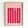 Poster Moderno con Stampa Colorata Amore Mio Arte da Parete Pittura su Tela Amore Per Soggiorno Decorazione Casa Idea Regalo San Valentino