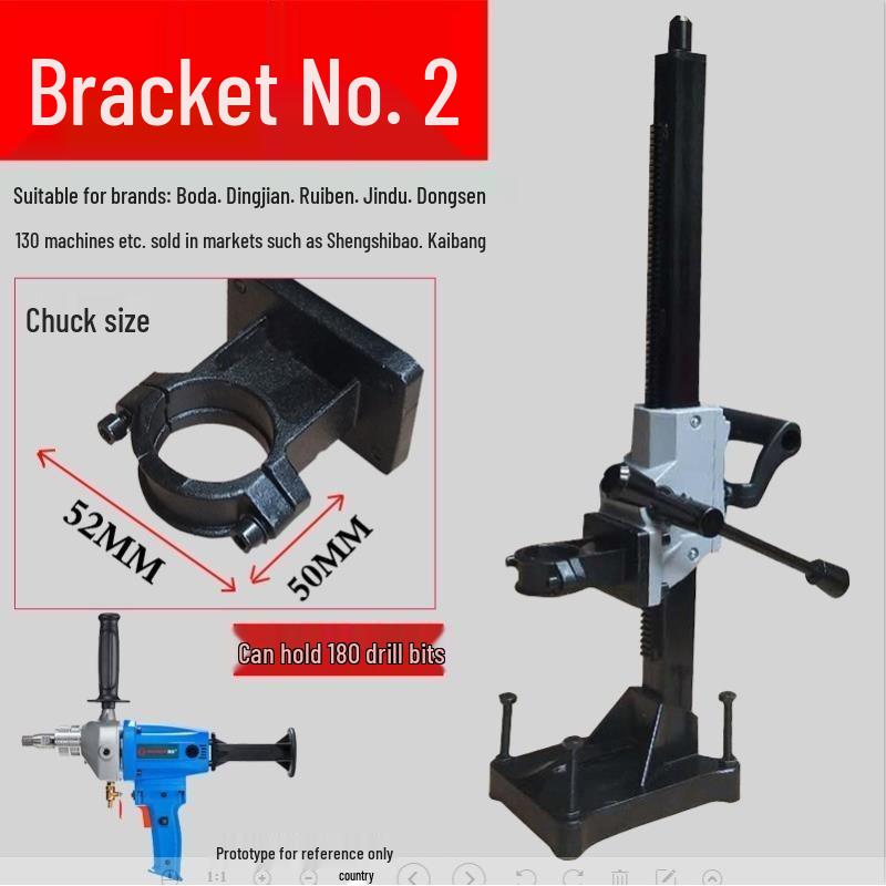 Adjustable Angle Handheld Drill Hole Punching Support Bracket