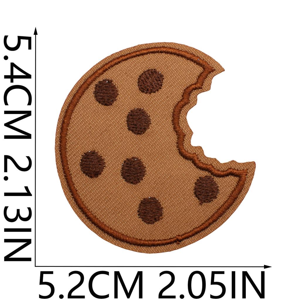 Cartoon Biscuits Embroidery Cloth Stickers Computer Embroidery Chapter Boy Ironing Funny Eye Beads Embroidery Stickers Decorative Patch Stickers