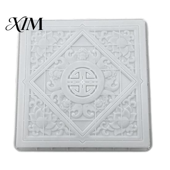 Easy DIY Garden Tile Mold Reusable Concrete Path Stepping Stone Mold, Pavement Cement Mould, Home Craft Project for Enthusiasts Patio Walkway