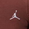 Jordan FW24 Comfortable Soft Slim Fit Long Sleeve Knit Top Women Tops Brown White HF9469231