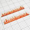 2Pcs Flame Car Decals Window Bumper Body Windshield Ornament Motorcycle Fuel Tank Side Panels Vinyl Decals Car Accessories