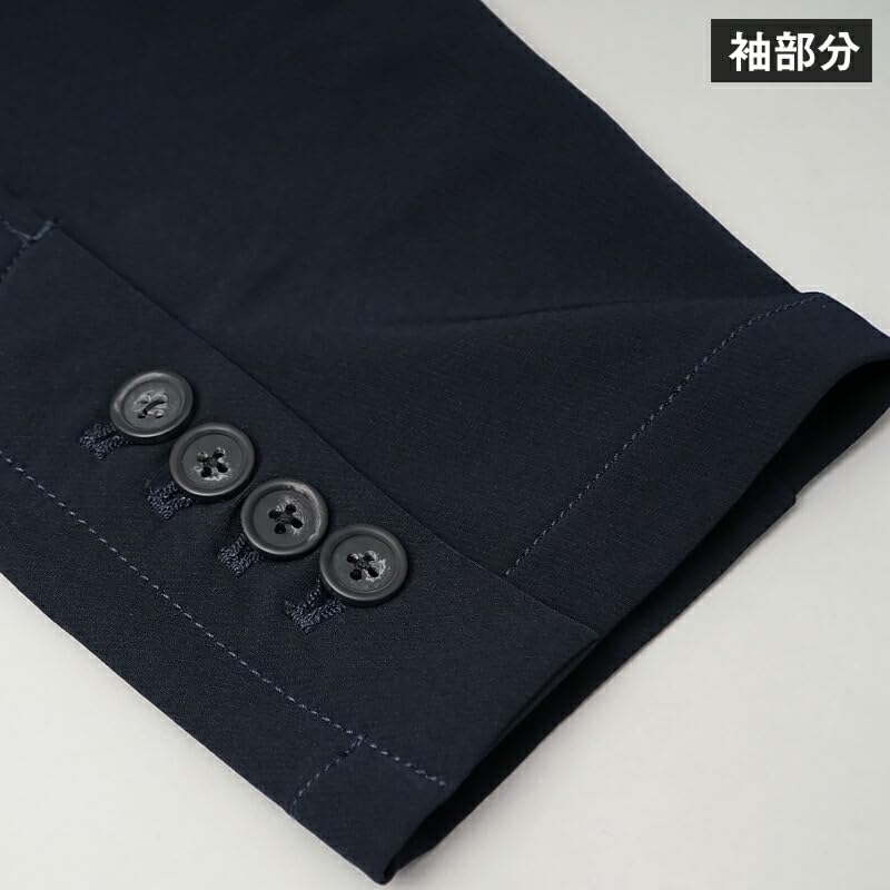 Tailored Jacket Large Size 5L 4L 3L 2L Casual Suit Specialty Comfortable Iwasho 3L Black [Samdiff] Men's [Stretch Material] (01)