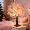 LED Cherry Blossom Tree Lamp - Christmas and Festival Decoration, Desk Lamp for Bedroom Atmosphere, Luminous Flower Ornament.