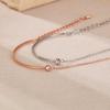 Accessories Simple Niche Bracelet Jewelry Light Luxury Zircon Titanium Steel Bracelet Women's Summer Jewelry