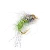 12PCS #12 Bead Head Nymphs Pink Blue Pearl Olive Purple Trout Fishing Nymph Flies