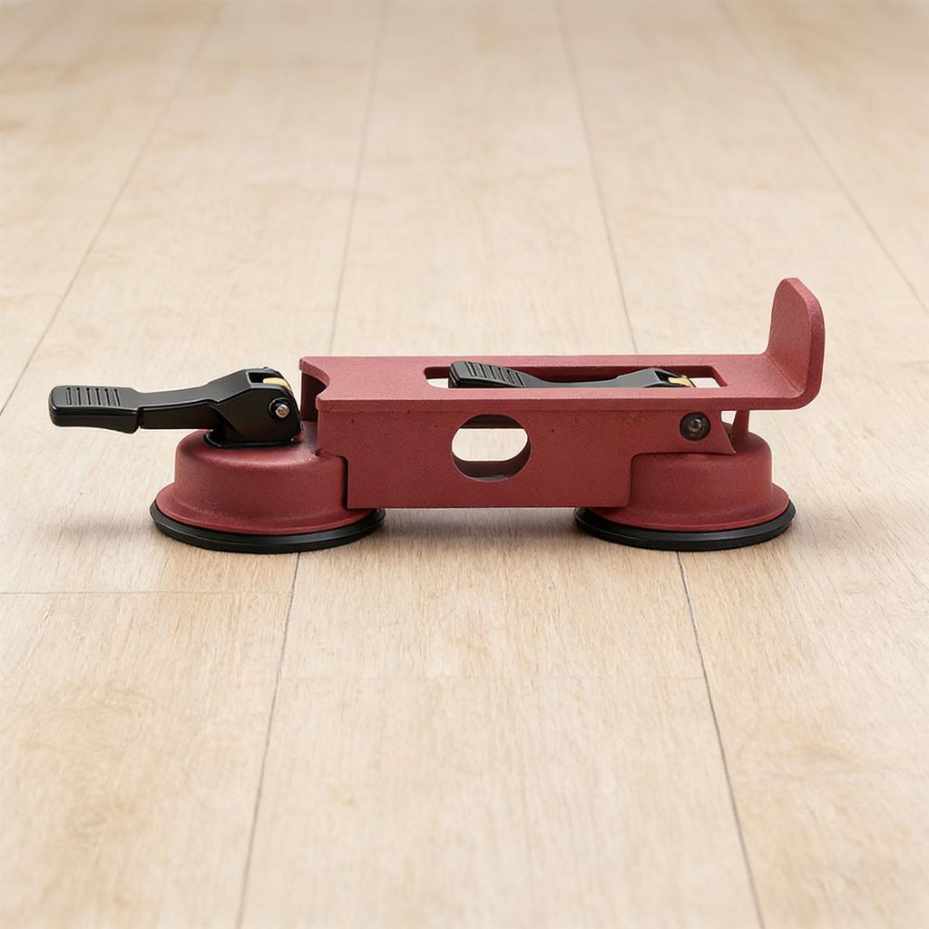 Floor Gap Fixer Tool Dual Suction Cup Quiet Tapping Floor Gap Repair Tool for Wooden Composite PVC Solid Wood Flooring