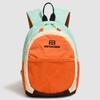 Colorblock Nylon Backpack with Mesh Pocket Lightweight Outdoor Daypack for Travel School Daily