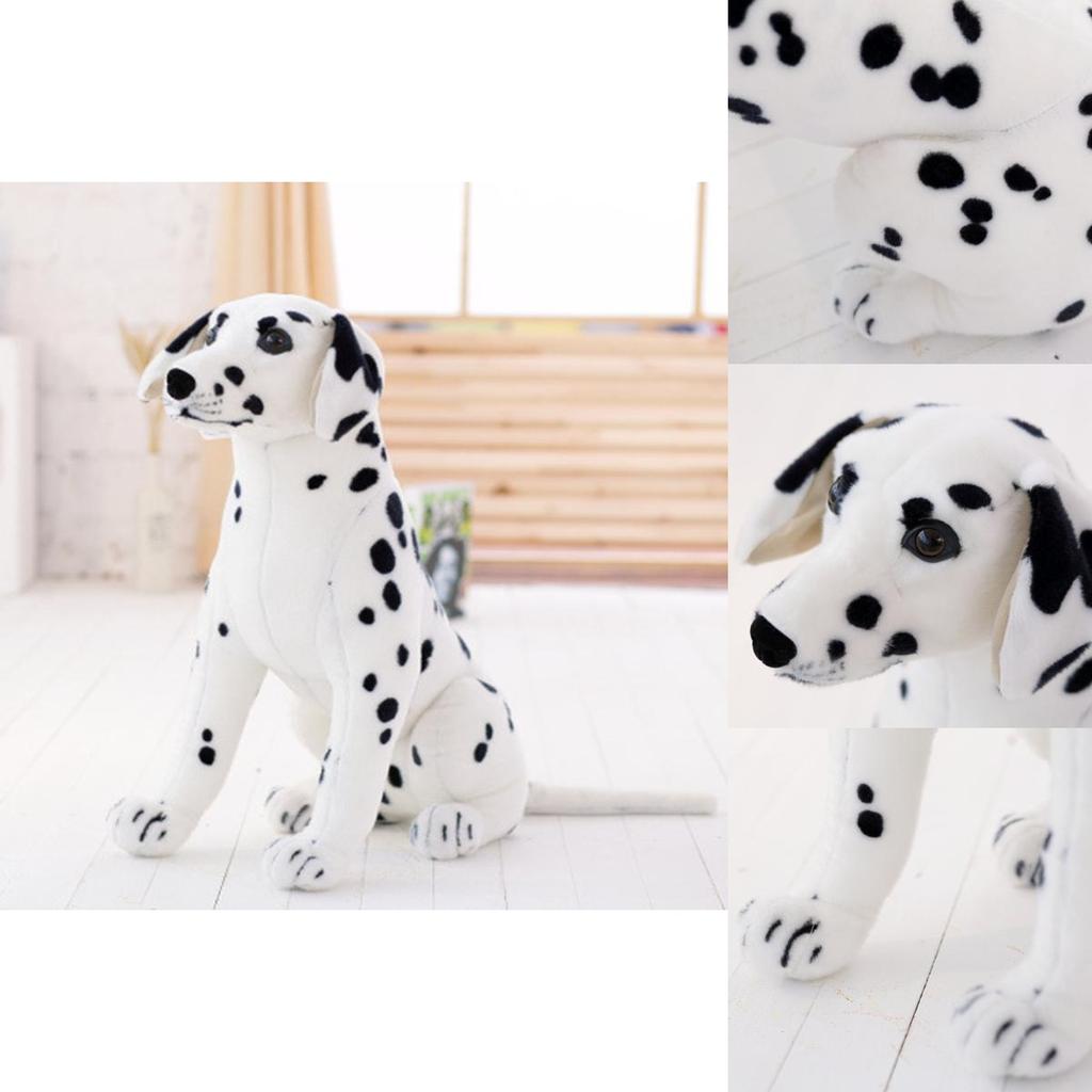 Realistyczny Pluszowy Pies Maskotka 50cm Stojący Pies Miękki i Przytulny Prezent dla Dzieci