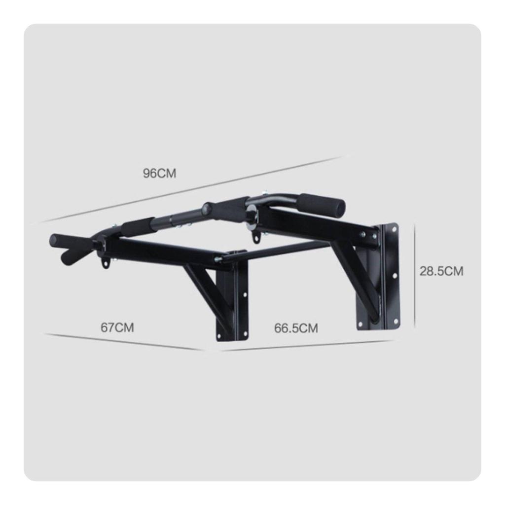 Wall Traction Pull Up Bar Adjustable Fitness Exercise Heavy Duty Home Gym