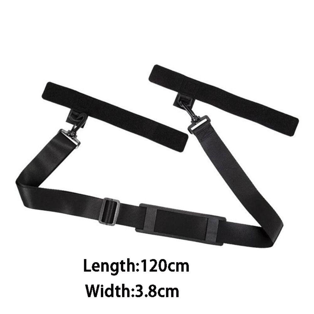 Universal Fishing Rod Carry Strap Durable Shoulder Belt Fishing Poles Holder Adjustable Multi-Functional Fishing Rod Holder Belt
