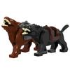 Medieval Soldier Figures Building Block War Horse Jungle Adventure Beast War Wolf Military Waffen Helmet  Armor Sets Blocks Toys