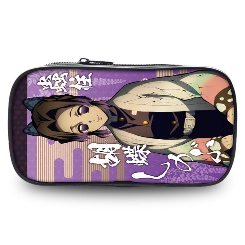Durable Slayer Demon Pen Bag Versatile Oxford Fabric Large Capacity Stationery Holder