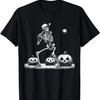 Funny Skeleton Baseball Player Halloween Mens Womens Kids T-Shirt