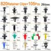 925-Piece Car Body Fasteners Kit: Snap Fasteners, Rivets, Fender Screws & Accessories