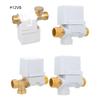 Vannes de contrôle de débit d'eau automatiques Vannes électromagnétiques pour chauffe-eau solaires Installation simple pour systèmes de chauffage solaire