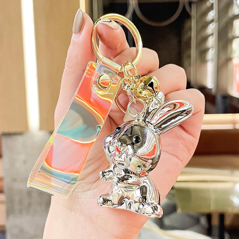 Creative Acrylic Rabbit Keychain & Bag Charm