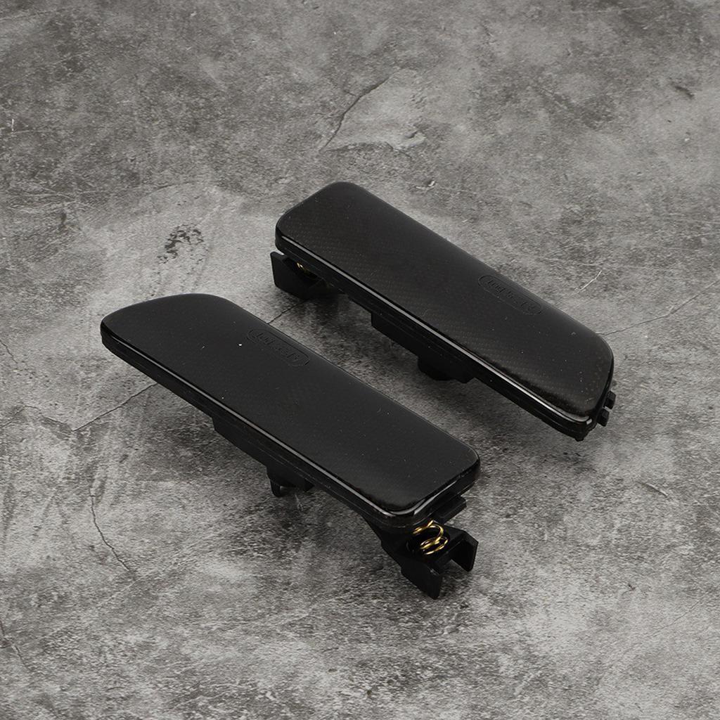 1 Pereche Semnalizator Lateral de Bară Fumuriu Carcasă pentru MK4 617215181853 (Negru)