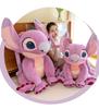 Adorable Large Pink Stitch Plush Doll - Cute Plush Toy and Sleep Companion Pillow